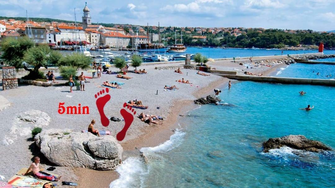Apartman Jezevac Krk Town Buitenkant foto